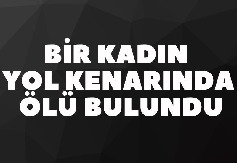 Bir kadın yol kenarında ölü bulundu