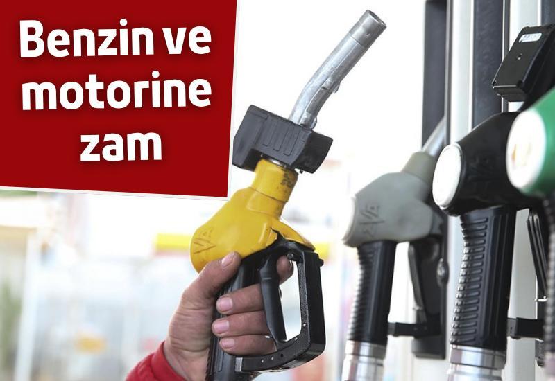 Benzin ve motorine zam