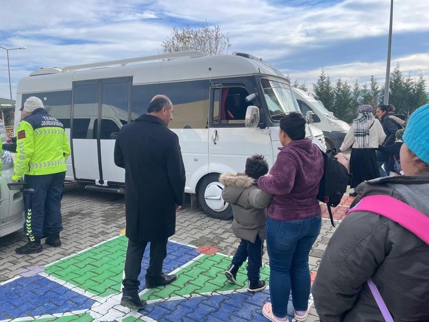 Taşımalı eğitim araçları denetlendi