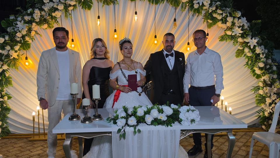 BAŞKAN DOĞANCA, GENÇ ÇİFTLERİN NİKAHINI KIYDI