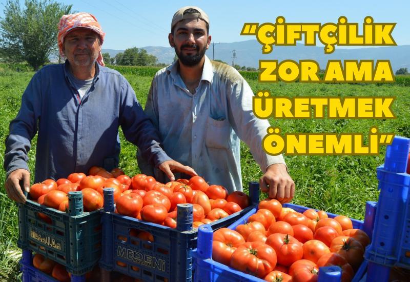 “Çiftçilik zor ama üretmek önemli”