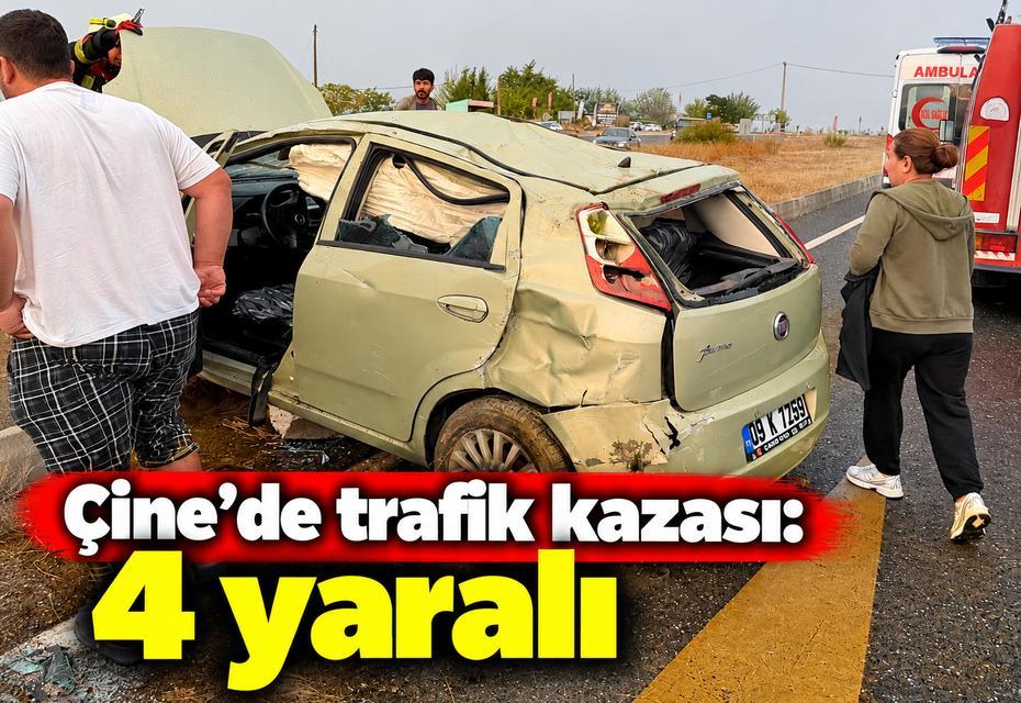 Çine’de trafik kazası: 4 yaralı