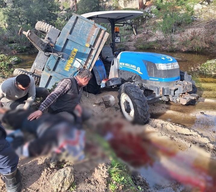 KOÇARLI'DA TRAKTÖR KAZASI: 1 ÖLÜ
