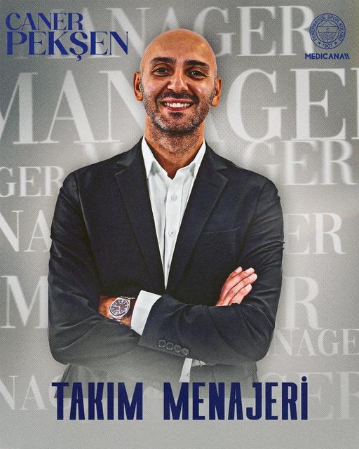 Caner Pekşen, Fenerbahçe Erkek Voleybol Takımı'nın takım menajeri oldu