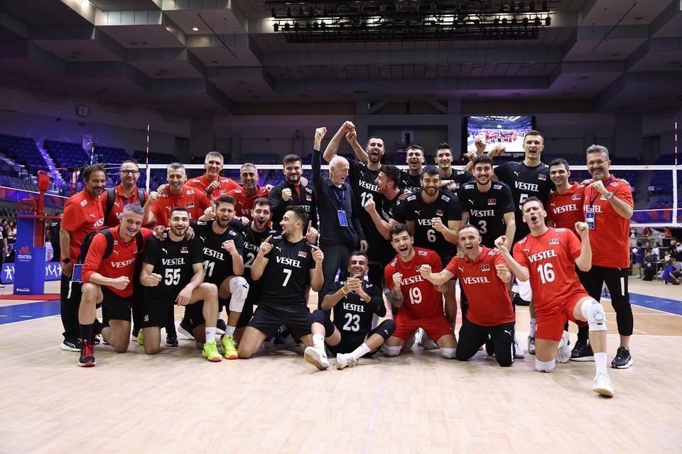 A Milli Erkek Voleybol Takımı, Almanya'yı 3-1 mağlup etti