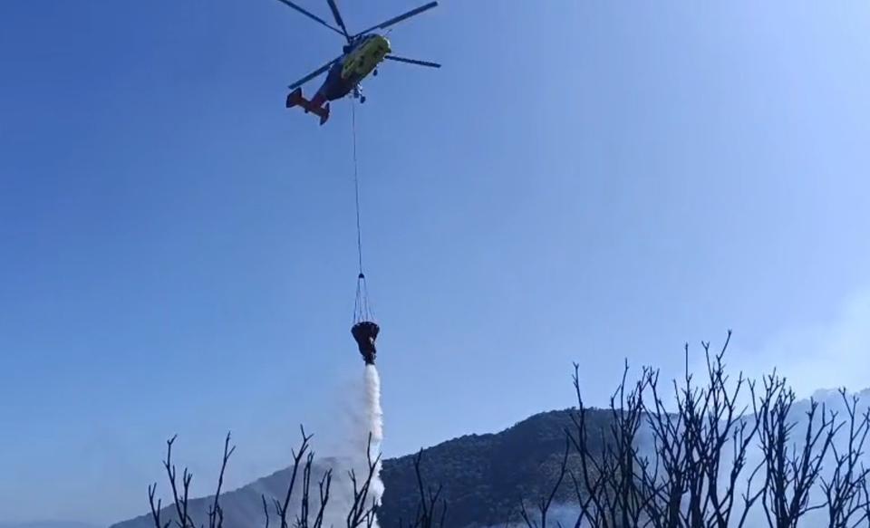 Sultanhisar yangını kontrol altına alındı