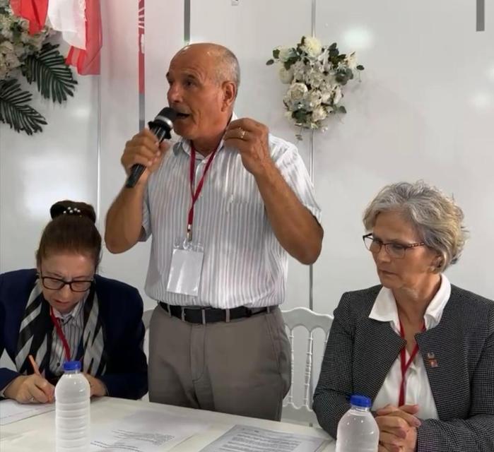 CHP Söke ilçe kongresi başladı divan başkanı Hüseyin Gündüz