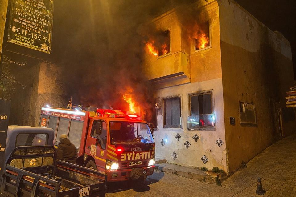 Aydın'da korkutan yangın