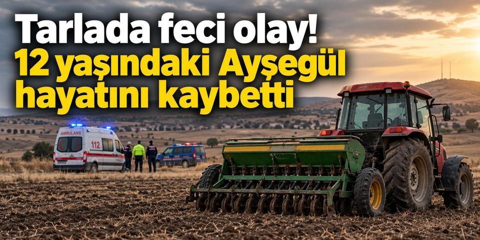 Tarlada feci olay
