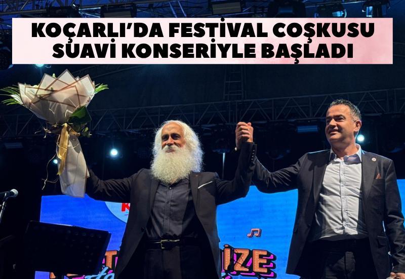 Koçarlı’da Festival Coşkusu Suavi Konseriyle Başladı