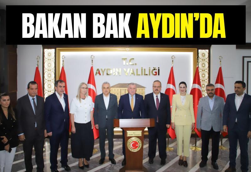 Bakan Bak Aydın’da