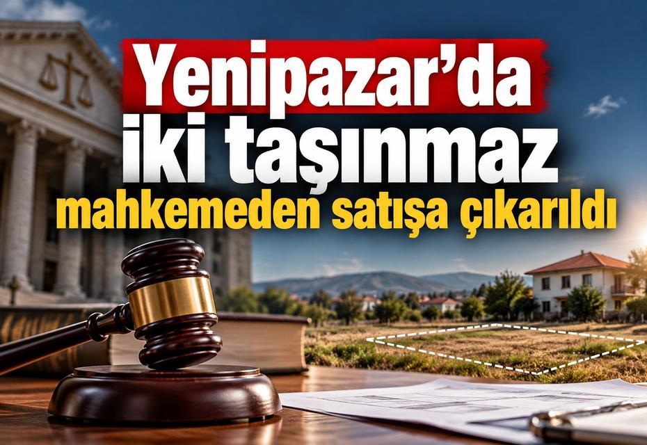 Yenipazar’da iki taşınmaz mahkemeden satışa çıkarıldı