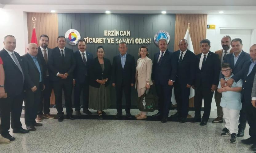 TİMBİR’den Erzincan TSO Başkanı Ahmet Tanoğlu’na ziyaret