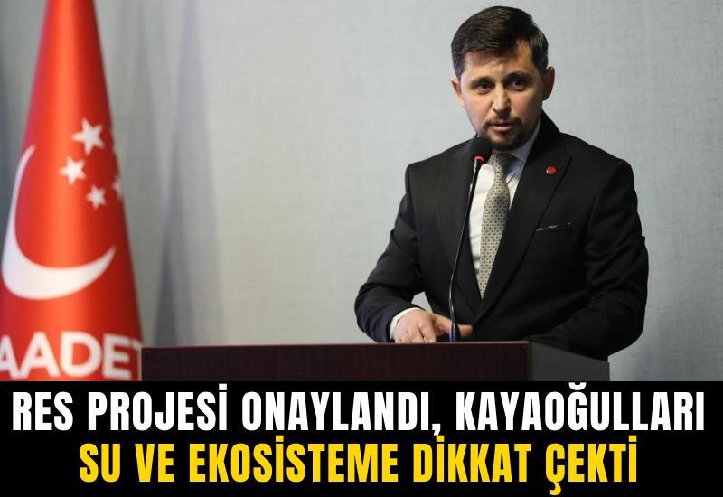 RES projesi onaylandı, Kayaoğulları su ve ekosisteme dikkat çekti