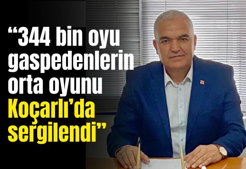 “344 bin oyu gaspedenlerin orta oyunu Koçarlı’da sergilendi”
