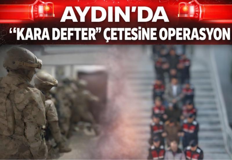 Aydın’da “Kara Defter” çetesine operasyon