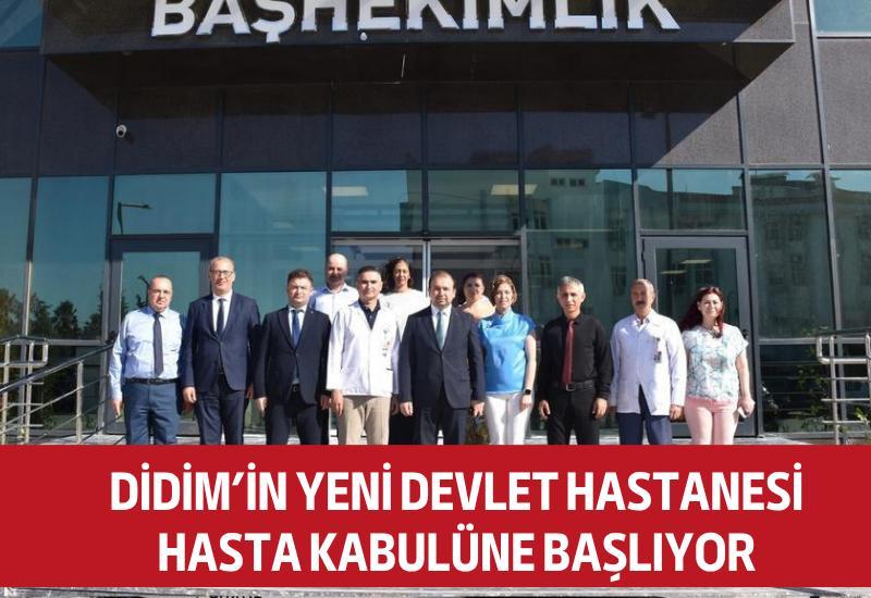 Didim’in yeni Devlet Hastanesi'nde hasta kabulü başlıyor