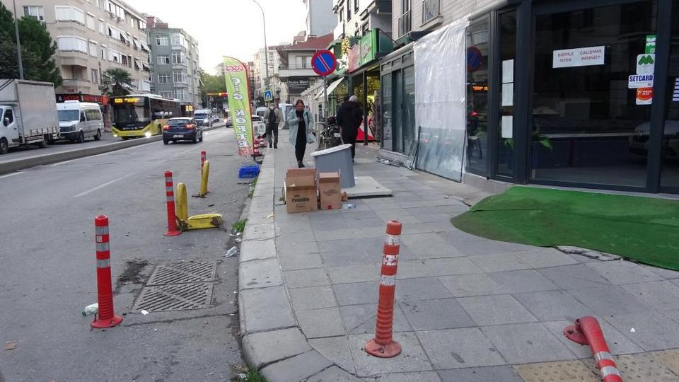 Direksiyon hakimiyetini kaybedip dükkana daldı
