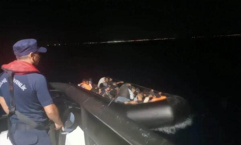 23 göçmen sahil güvenlik ekiplerinden kaçamadı