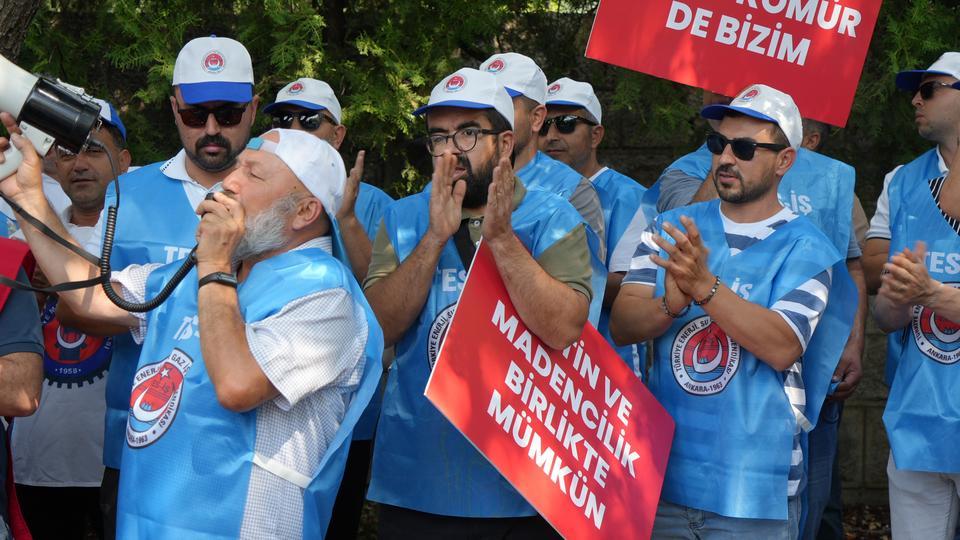 TES-İŞ VE MİLASLI MUHTARLARDAN MADEN YASASI'NA DESTEK
