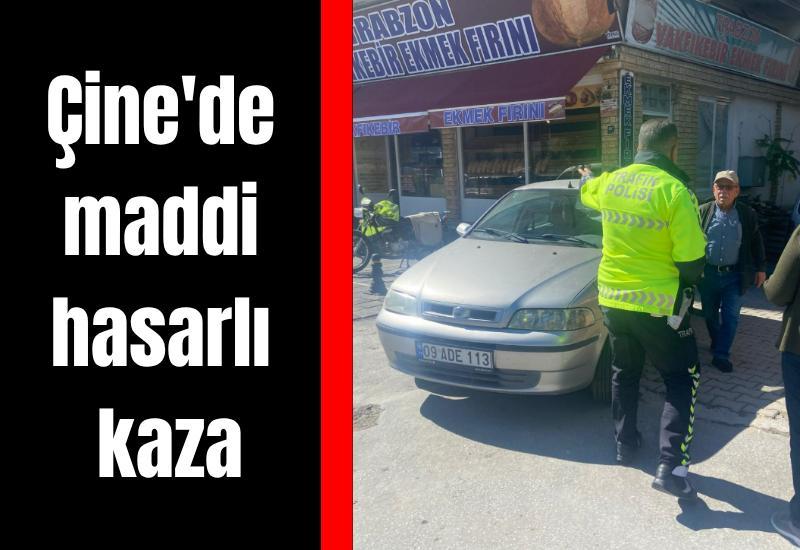 Çine'de maddi hasarlı kaza