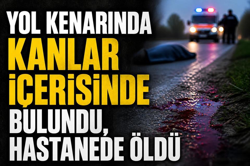 Yol kenarında kanlar içerisinde bulundu, hastanede öldü