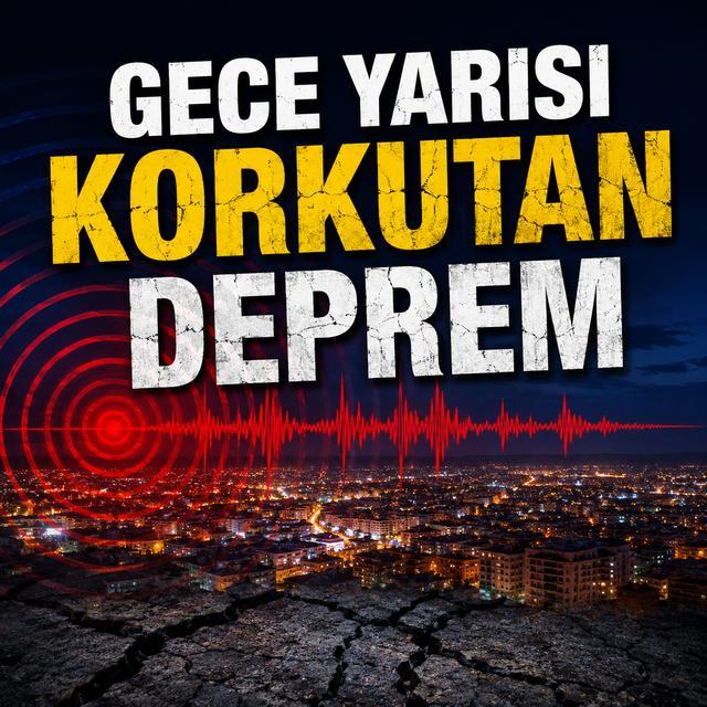 Gece yarısı korkutan deprem