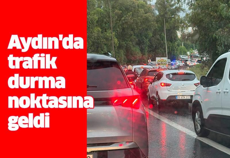 Aydın'da trafik durma noktasına geldi