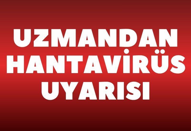 Uzmandan hantavirüs uyarısı