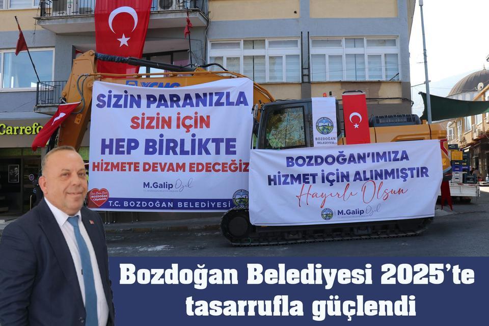 Bozdoğan Belediyesi 2025’te tasarrufla güçlendi