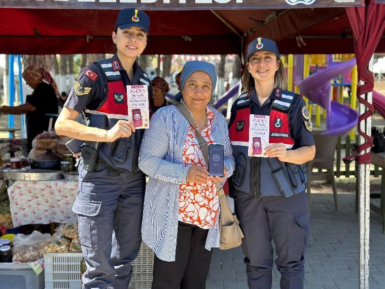 İncir Festivali’nde “Kadına Şiddete Sıfır Tolerans” standı