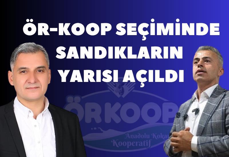 ÖR-KOOP seçiminde sandıkların yarısı açıldı