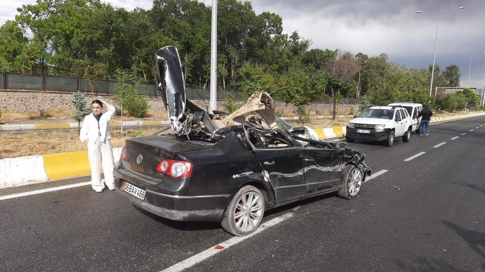 Trafik kazası, 1 yaralı
