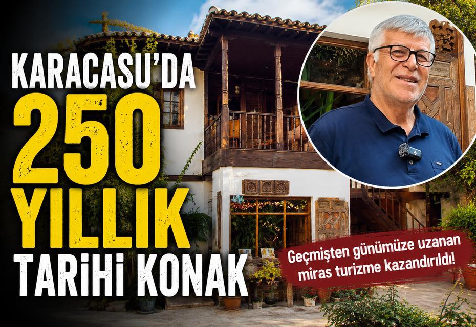 Karacasu’da 250 yıllık tarihi konak turizme kazandırıldı