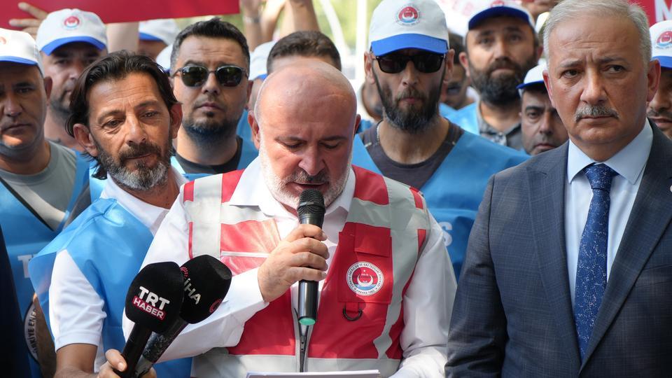 TES-İŞ VE MİLASLI MUHTARLARDAN MADEN YASASI'NA DESTEK