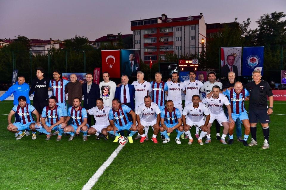 Trabzonspor'un efsaneleri Emir Yuşa için sahaya çıktı