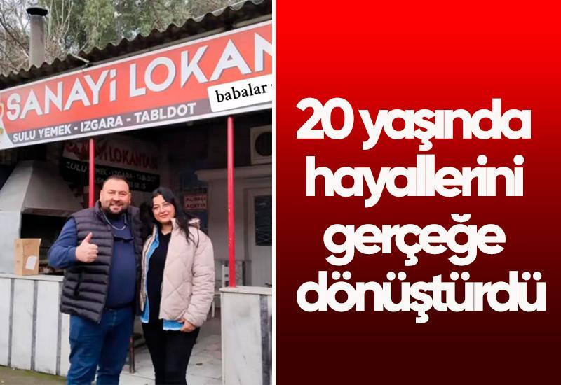 20 yaşında hayallerini gerçeğe dönüştürdü