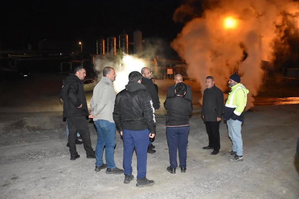 Aydın’da jeotermal iletim hattında patlama paniğe neden oldu