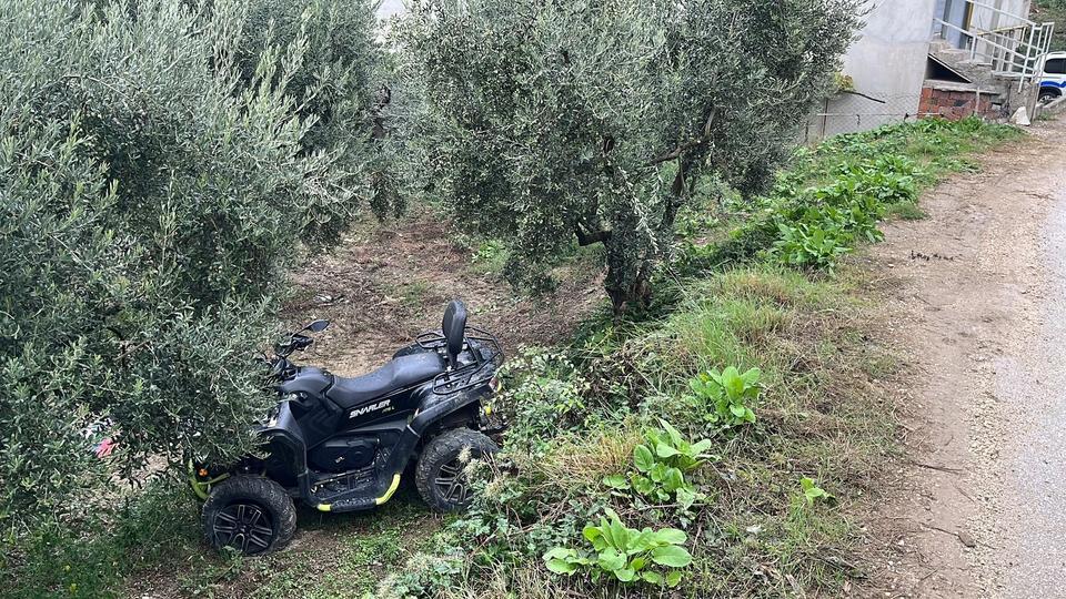 ATV ile tarlaya uçan kişi hayatını kaybetti