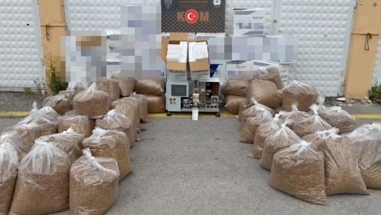 Kütahya'da kaçak tütün operasyonu: 5 şüpheli hakkında adli işlem başlatıldı