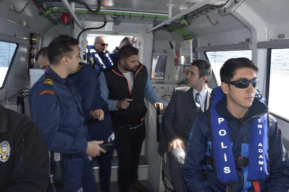 KAYMAKAM KURUCA, GÖÇMEN KAÇAKÇILIĞINA KARŞI DENETİM SEYRİ GERÇEKLEŞTİRDİ