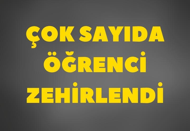 Çok sayıda öğrenci zehirlendi
