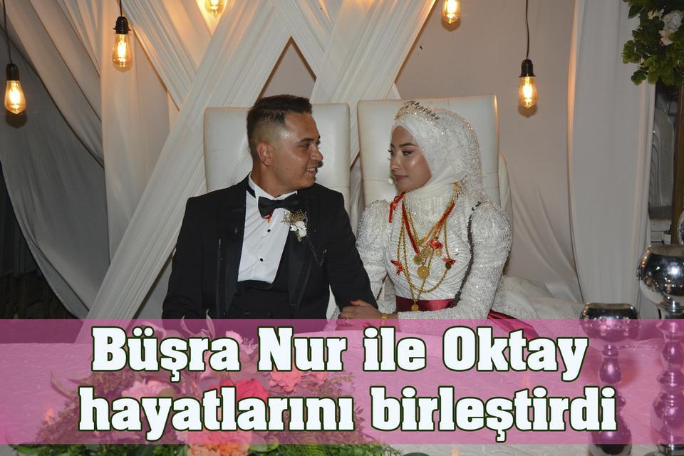 Büşra Nur ile Oktay hayatlarını birleştirdi