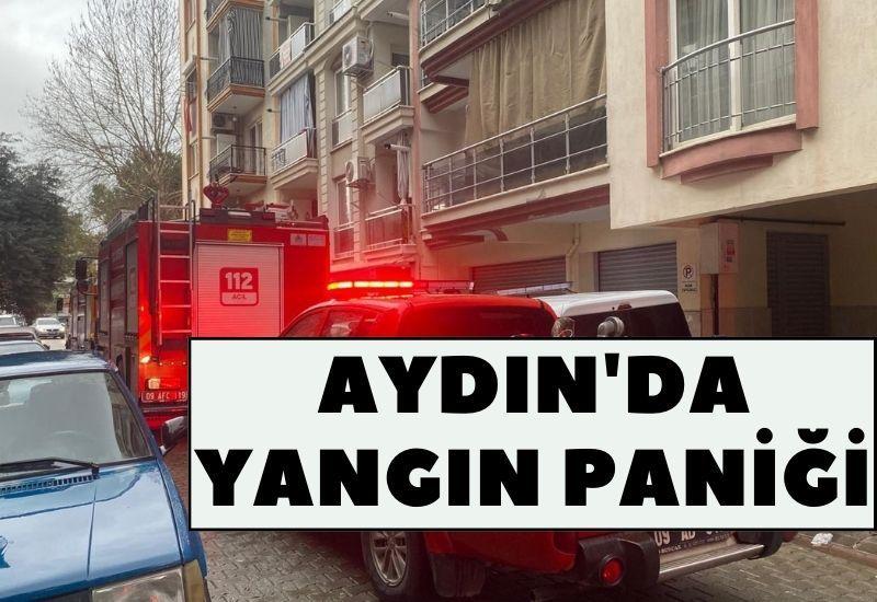 Aydın'da yangın paniği