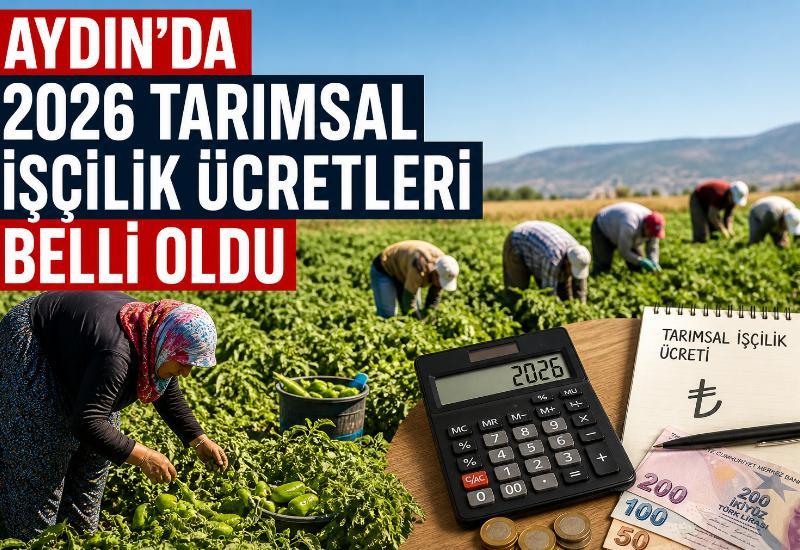 Aydın’da 2026 tarımsal işçilik ücretleri belli oldu