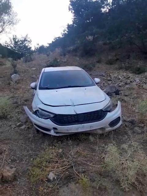 otomobil şarampole uçtu: 6 yaralı