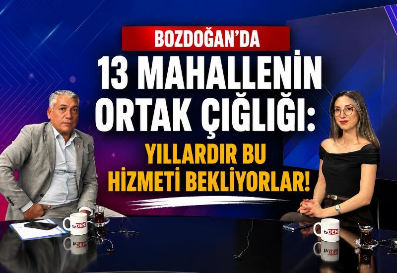 Bozdoğan'da 13 mahallenin ortak çığlığı: Yıllardır bu hizmeti bekliyorlar!