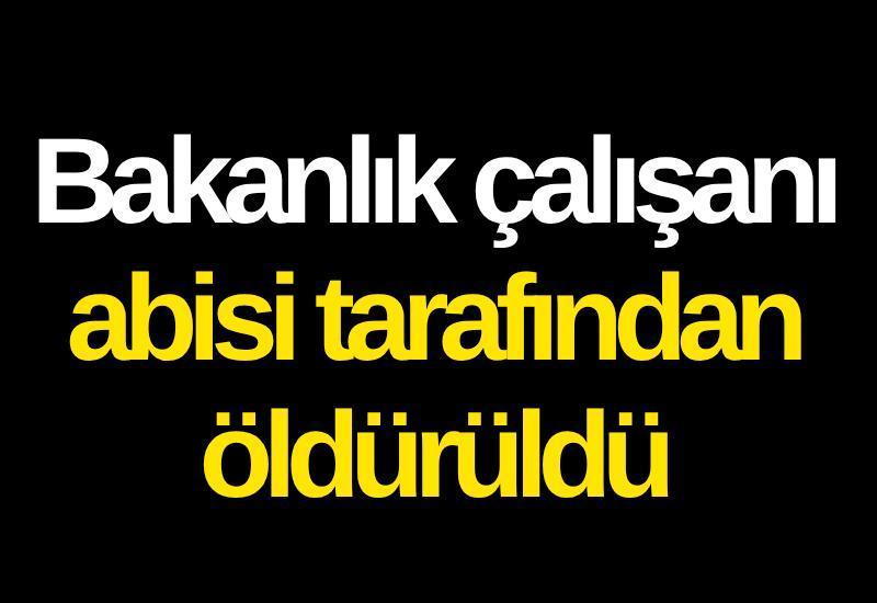 Bakanlık çalışanı abisi tarafından öldürüldü