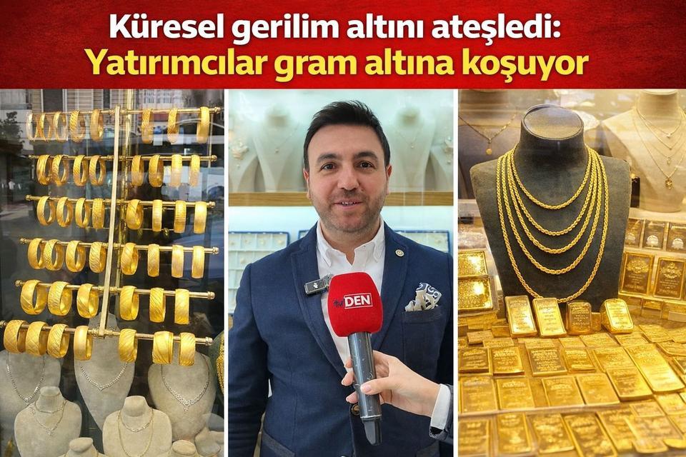 Küresel gerilim altını ateşledi: Yatırımcılar gram altına koşuyor