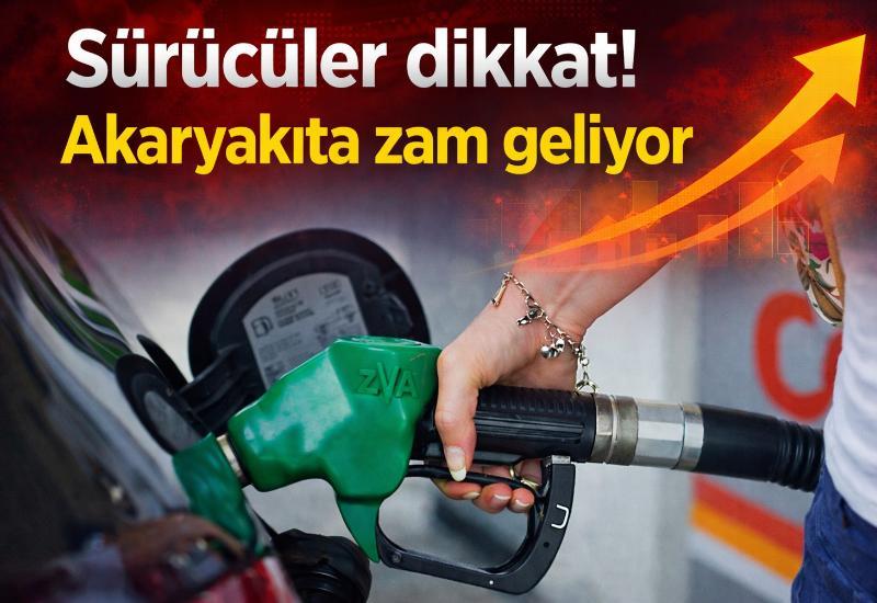 Sürücüler dikkat! Akaryakıta zam geliyor